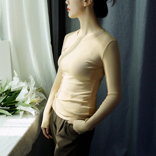 Γυναικεία  casual μπλούζες  απάλο μοτίβο σε τρία χρώματα