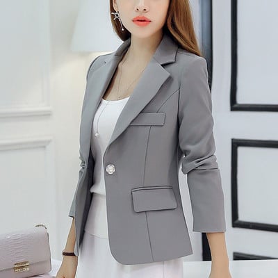 Стилно дамско сако Slim -модел в четири цвята