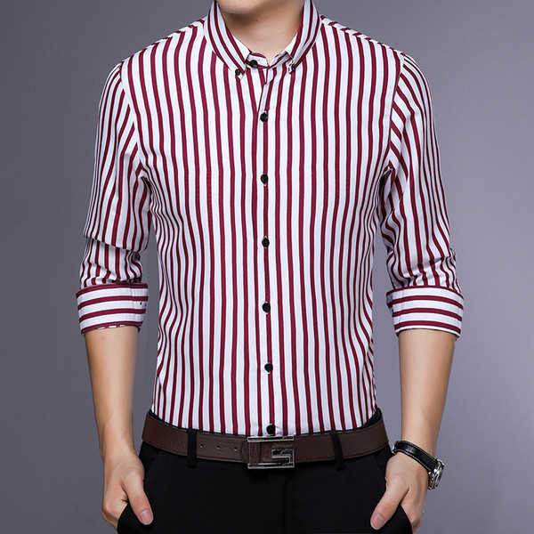 Ανδρικό  πουκάμισο με μακριά μανίκια σε διάφορα χρώματα