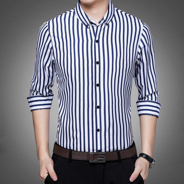 Ανδρικό  πουκάμισο με μακριά μανίκια σε διάφορα χρώματα