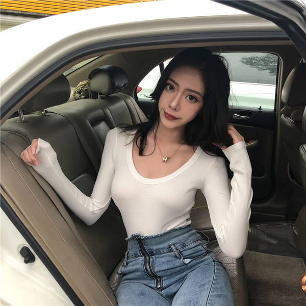 Γυναικεία καθαρισμένη μπλούζα σε τρία χρώματα