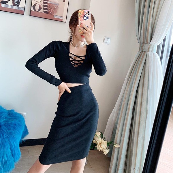 Set elegant pentru femei în negru