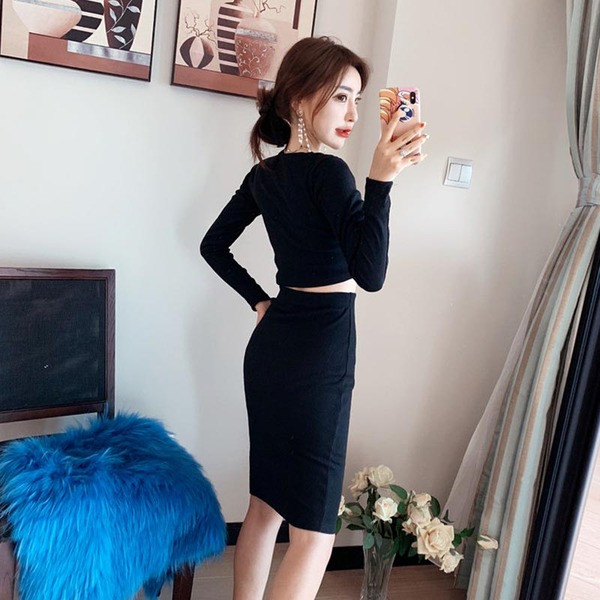 Set elegant pentru femei în negru