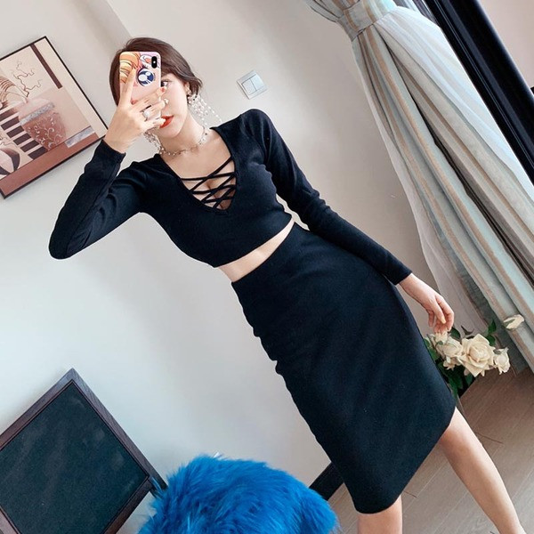 Set elegant pentru femei în negru