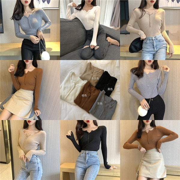 Γυναικεία μπλούζα καθημερινή με κουμπιά σε διαφορετικά χρώματα