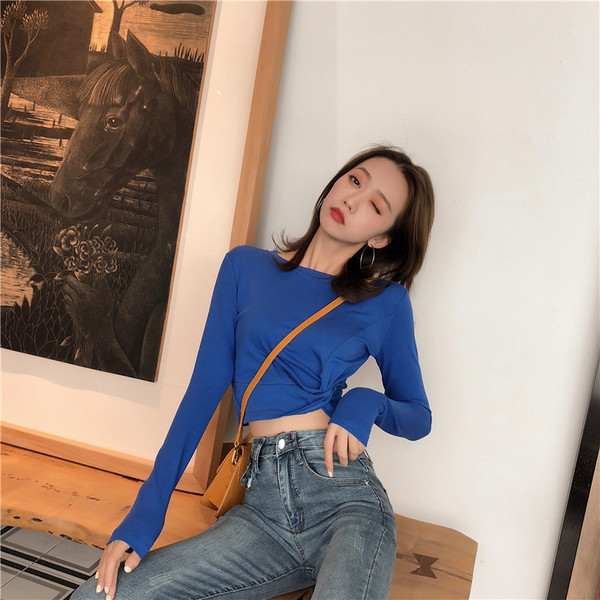 Καθημερινή γυναικεία  μπλούζα με κοντό μανίκι σε τέσσερα χρώματα