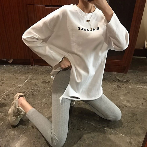 Αθλητική-casual γυνιαικεία  μπλούζα με επιγραφή 