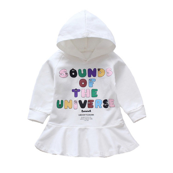 Alkalmi gyerekruha feliratokkal és kapucnival két színben