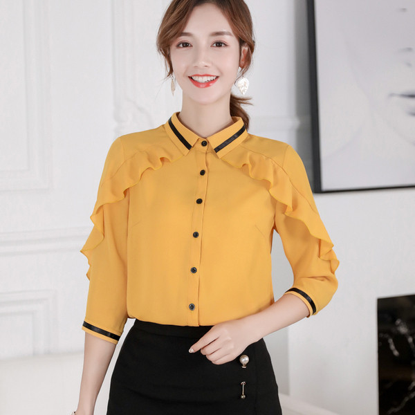 Modern női ing három színben 3/4-es ujjal