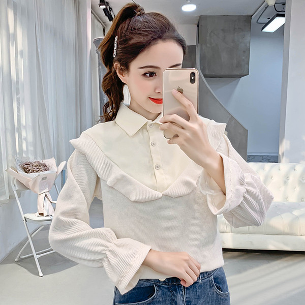 Alkalmi női ing három színben, hosszú ujjal