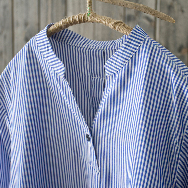 Modern női széles ing 3/4 ujjal, két színben