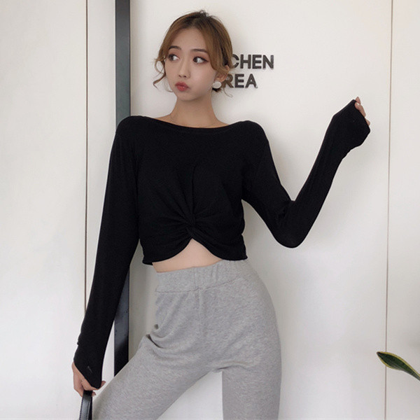 Egyszerű női rövid blúz három színben