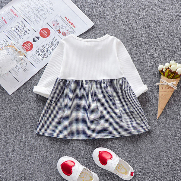 Gyerekruha O-alakú gallérral és hosszú ujjú, két színben