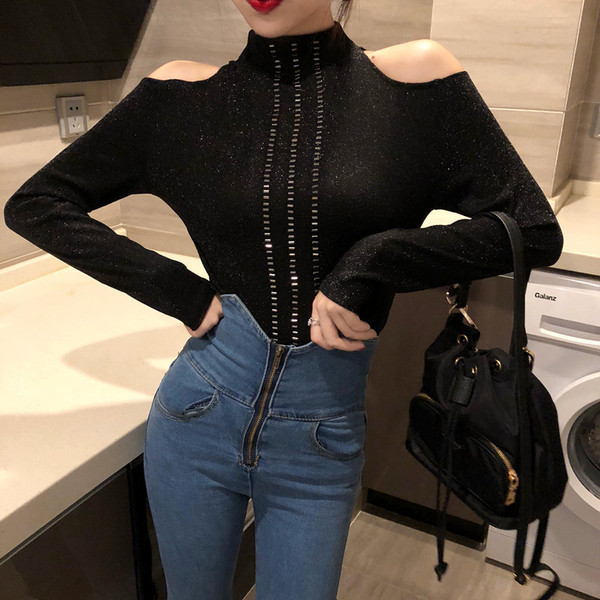 Modern, fűzős női blúz két színben