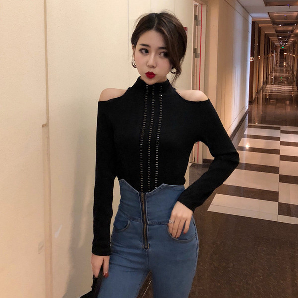 Modern, fűzős női blúz két színben