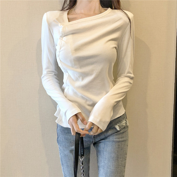 Női alkalmi fehér blúz