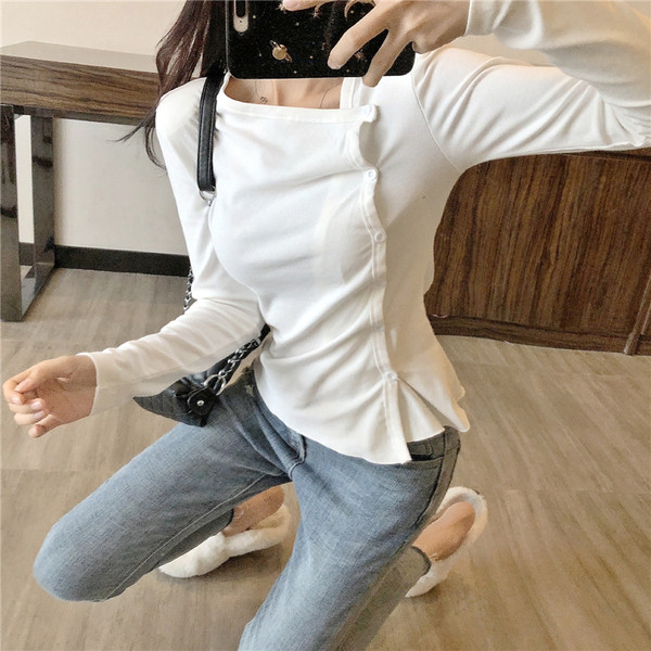 Női alkalmi fehér blúz