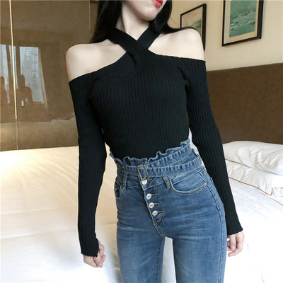 Μοντέρνα γυναικεία μπλούζα σε δύο χρώματα