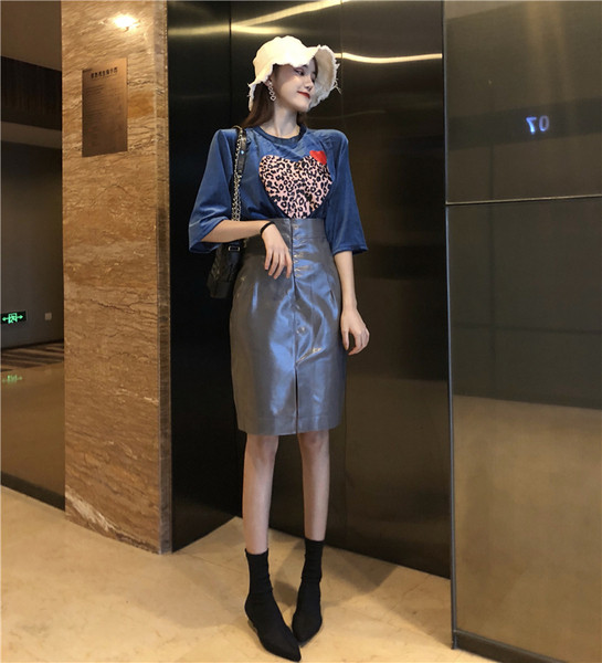 Modern női blúz rátéttel, 2 színben