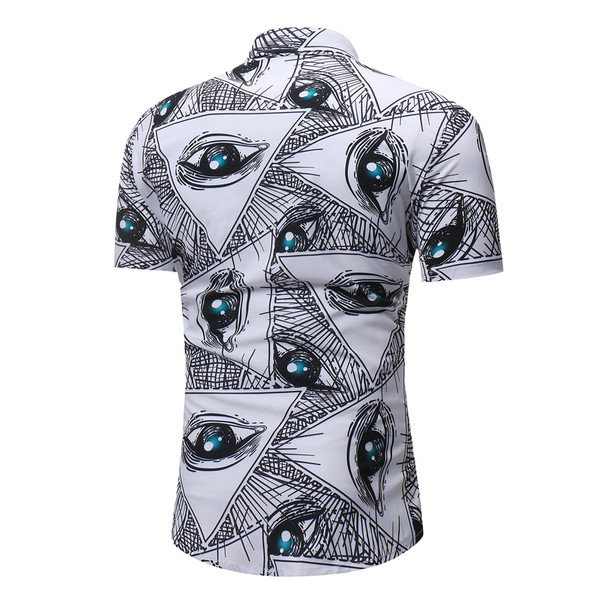 Modern férfi ing jobb és rövid ujjú - Karcsú modell