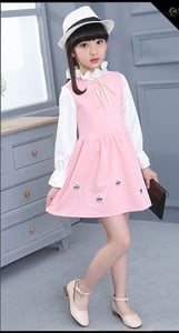 Modern gyerekruha hosszú ujjal és gallérral, két színben