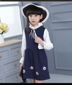 Modern gyerekruha hosszú ujjal és gallérral, két színben