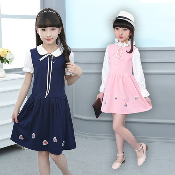 Modern gyerekruha hosszú ujjal és gallérral, két színben