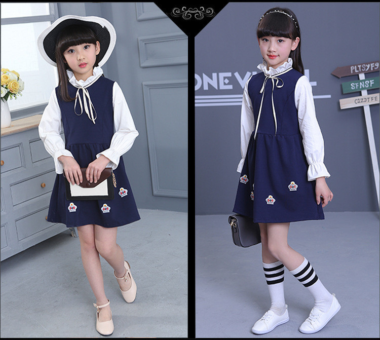 Modern gyerekruha hosszú ujjal és gallérral, két színben