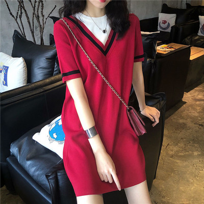 Foltos-alkalmi női ruha két színben