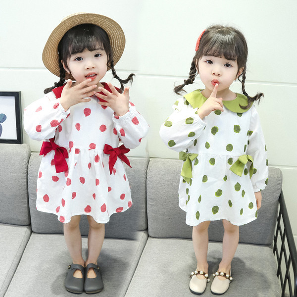 Modern gyerekruha szalagokkal és hosszú ujjú két színben