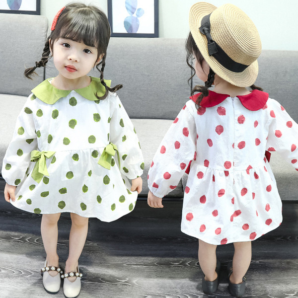 Modern gyerekruha szalagokkal és hosszú ujjú két színben