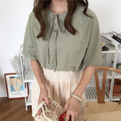 Alkalmi női ing rövid ujjal, több színben