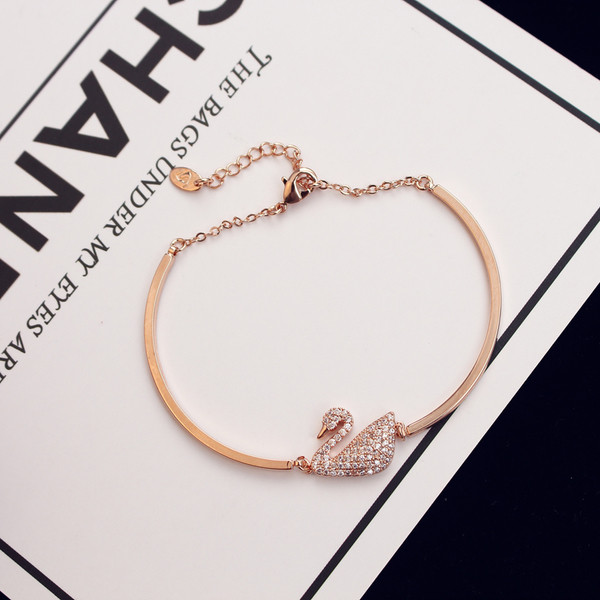 Modern női karkötő kövekkel, két színben