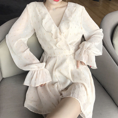 Casual γυναικείο φόρεμα  με μακριά μανίκια