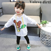 Παιδική καθημερινή μπλούζα για κορίτσια σε τρία χρώματα