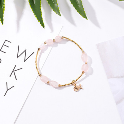 Modern női karkötő gyöngyökkel több színben