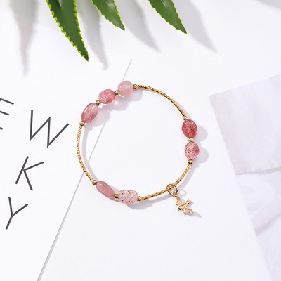 Modern női karkötő gyöngyökkel több színben