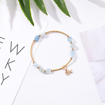 Modern női karkötő gyöngyökkel több színben