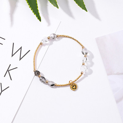 Modern női karkötő gyöngyökkel több színben