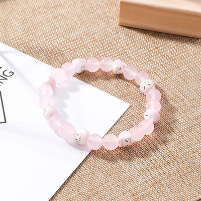 Дамска гривна с мъниста в различни цветове