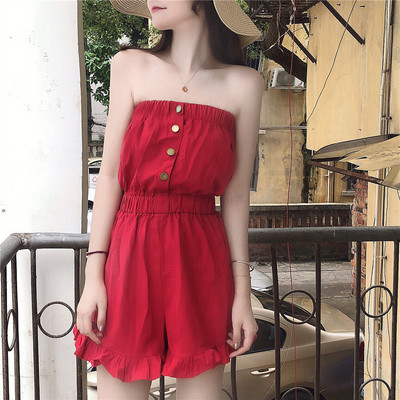 Modern női ujjatlan kombiné két színben