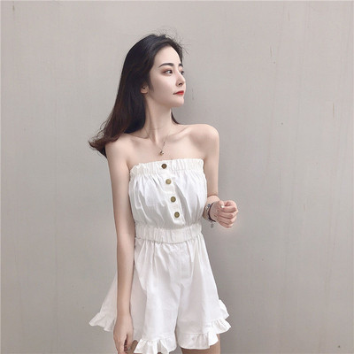 Modern női ujjatlan kombiné két színben