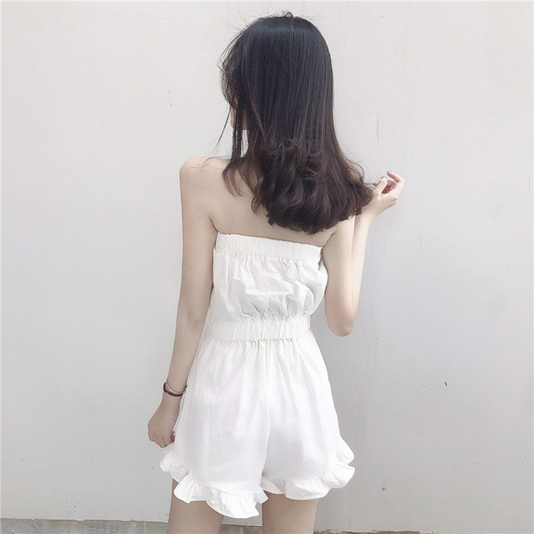 Modern női ujjatlan kombiné két színben