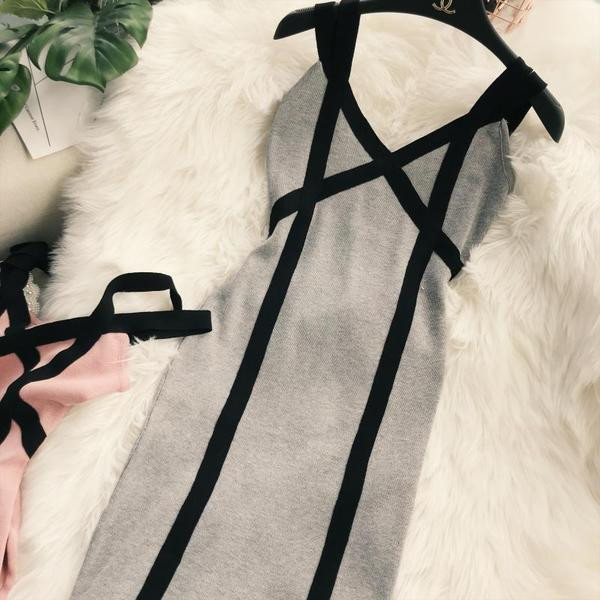 Modern női rugalmas ruha különböző színekben