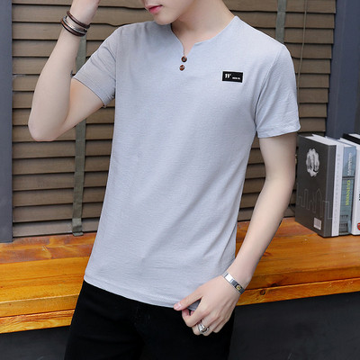 Ανδρικό T-shirt  με κοντό μανίκι σε τέσσερα χρώματα