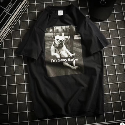 Férfi hétköznapi póló rövid ujjal és rátéttel, két színben