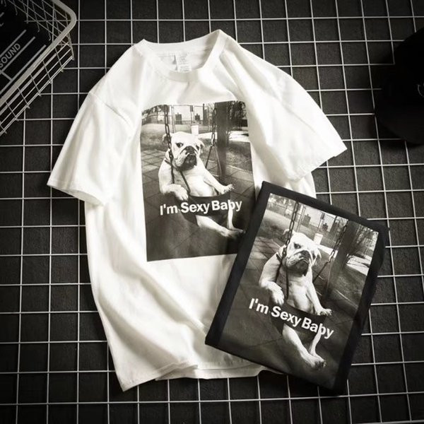 Férfi hétköznapi póló rövid ujjal és rátéttel, két színben