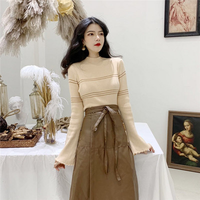 Friss női blúz két színben Lotus ujjal