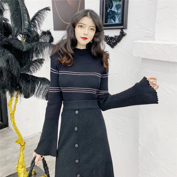 Friss női blúz két színben Lotus ujjal