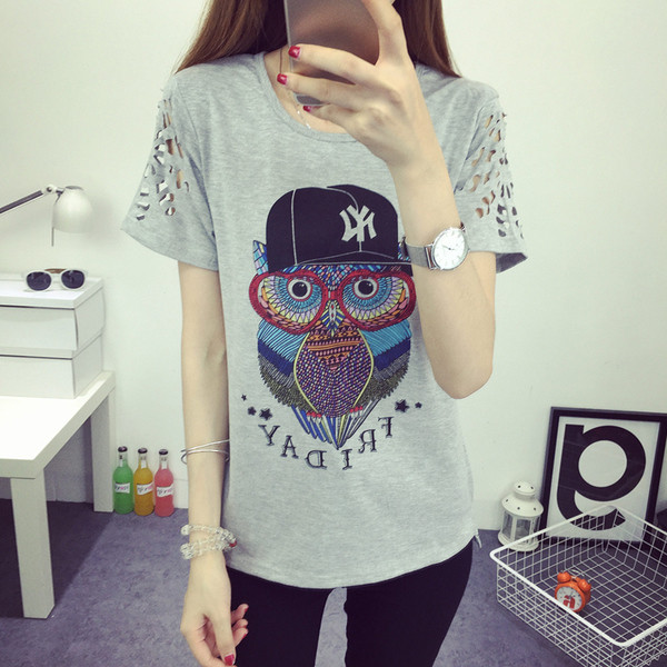 Alkalmi női póló rátéttel, két színben